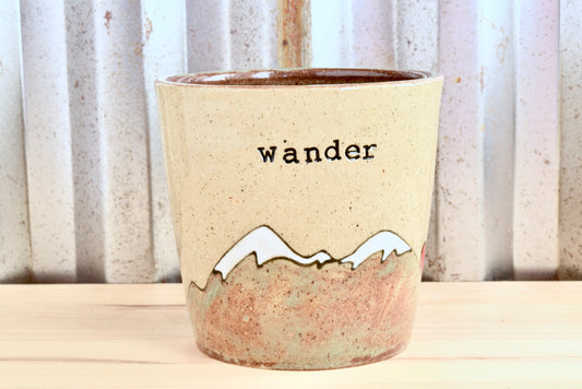 Wander Heart Mountain Tumbler