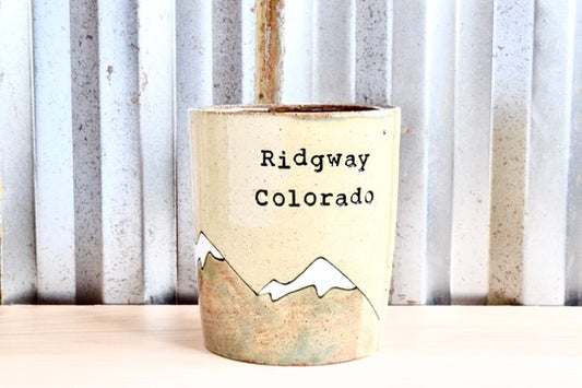 Ridgway Colorado Heart Mountain Tumbler