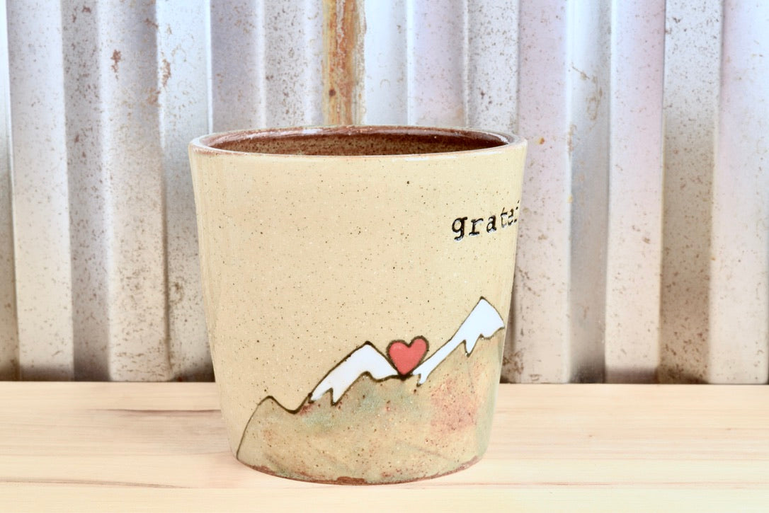 Grateful Heart Mountain Tumbler
