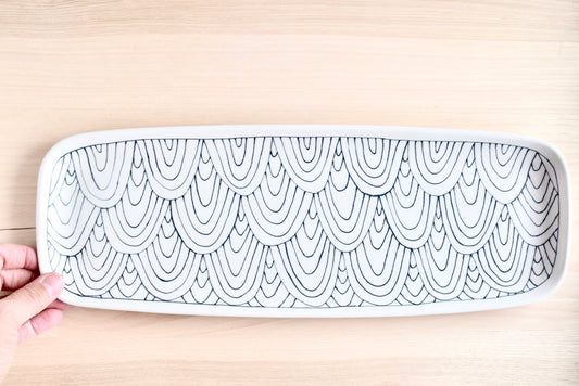 Fish Scales Serving Platter