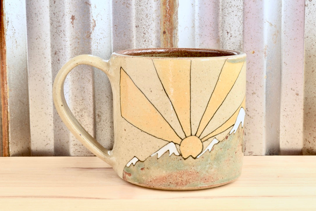 Be Wild Sunrise Mountain Mug