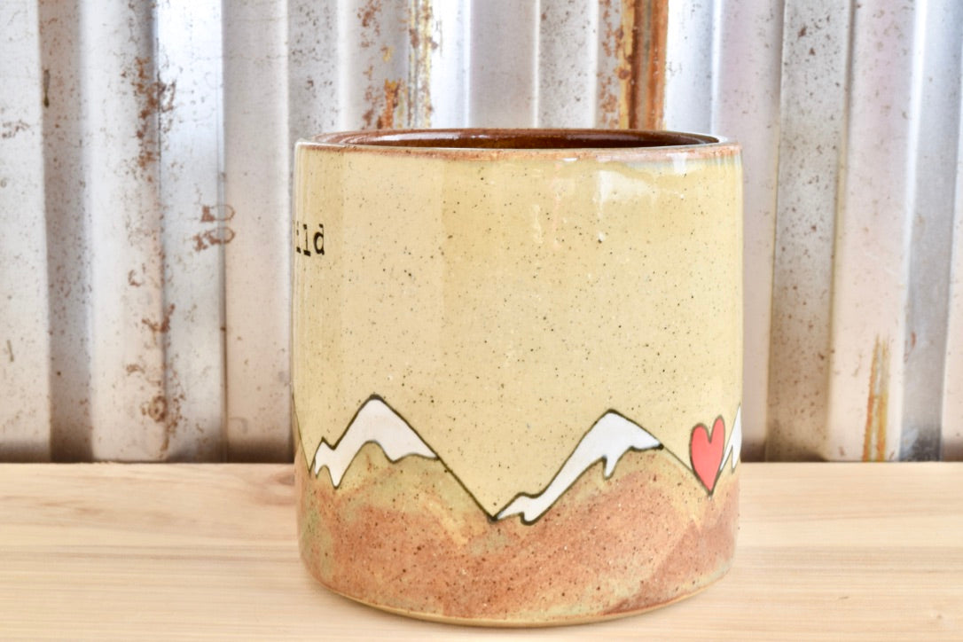 Be Wild Mountain Heart Mug