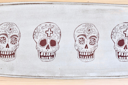 Sugar Skull Serving Platter