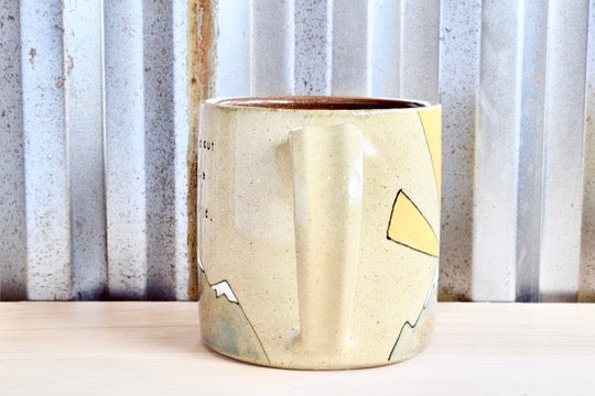 Eyes of the World Mountain Sunrise Mug