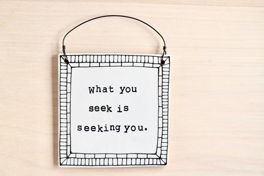 Rumi Wall Plaque