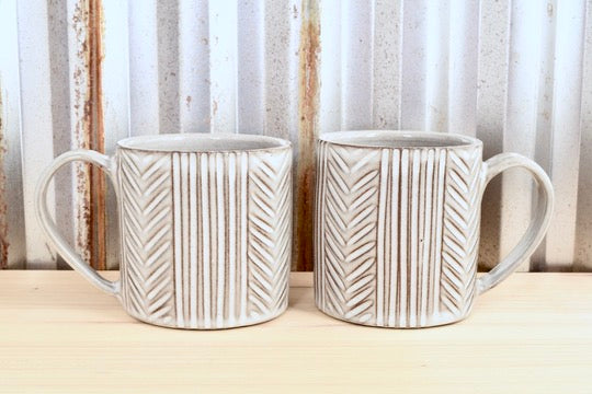 Textured Gratitude Mug