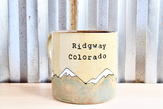 Ridgway Colorado Heart Mountain Mug