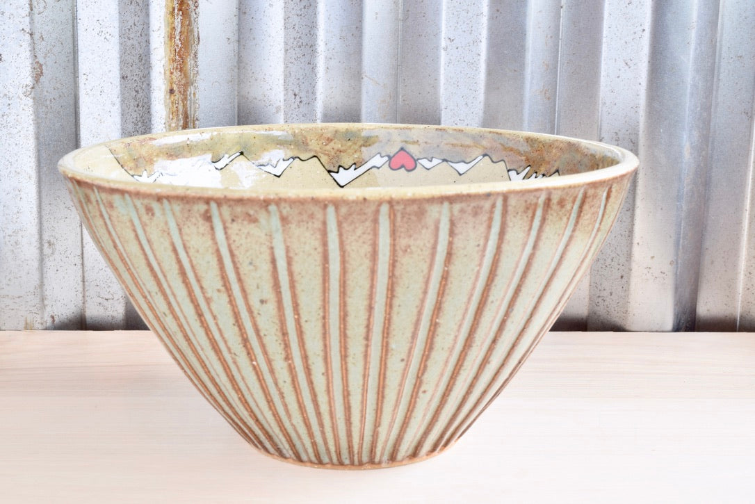 Mary Oliver Mountain Heart Bowl