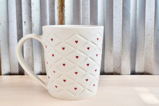 Quilted Heart Mug