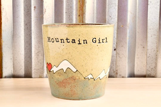 Mountain Girl Heart Tumbler