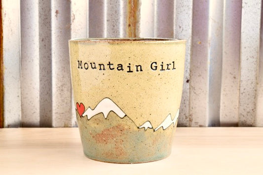 Mountain Girl Heart Tumbler