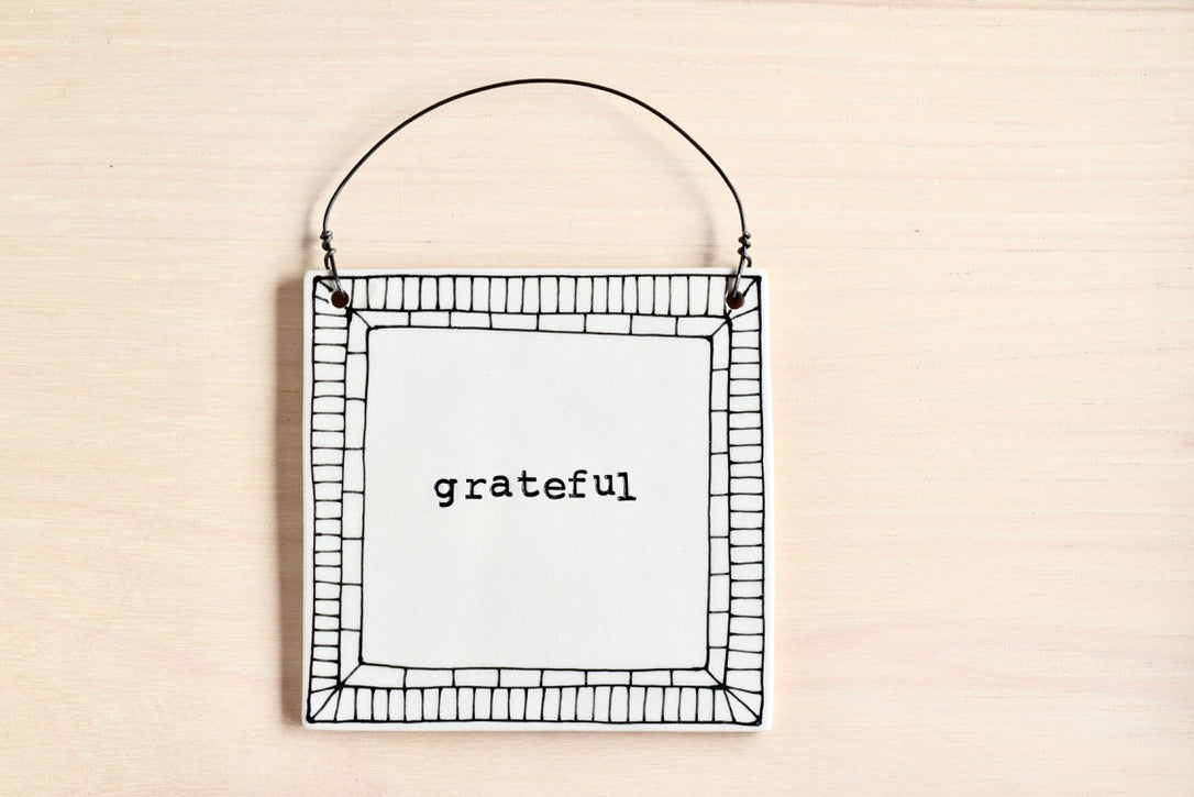 Grateful Wall Plaque