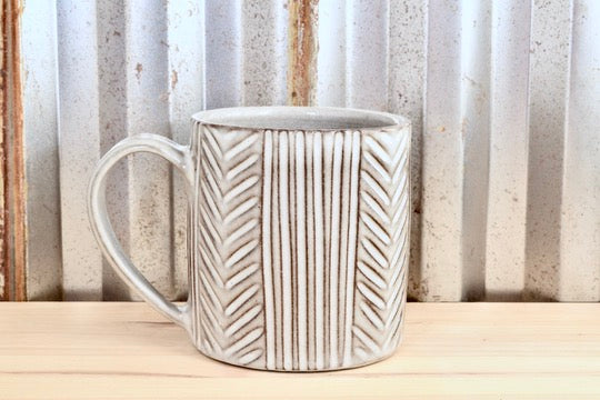 Textured Gratitude Mug