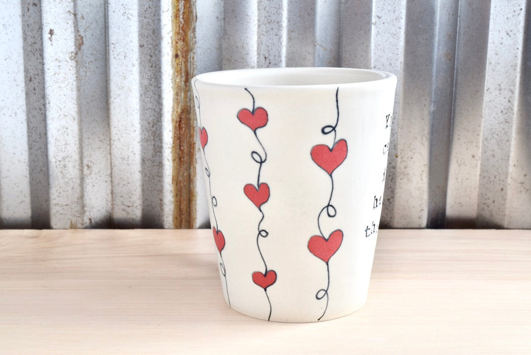 You Can Do Hard Things Heartstring Mug