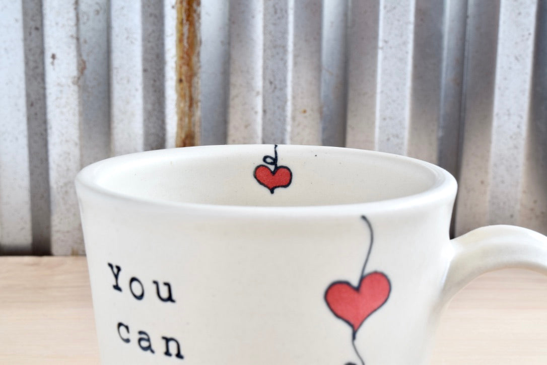 You Can Do Hard Things Heartstring Mug