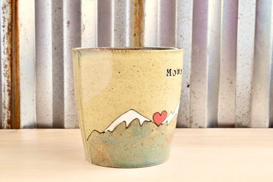 Mountain Girl Heart Tumbler
