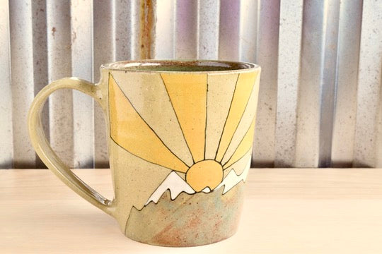 Muir Mountains are Calling Sunrise Mountain Mug
