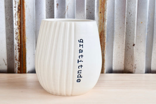 Inspiration Wine Tumbler - gratitude