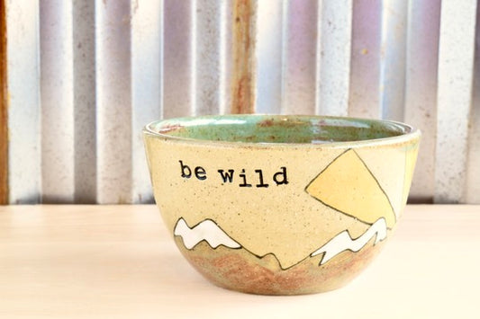 Be Wild Mountain Sunrise Latte Mug