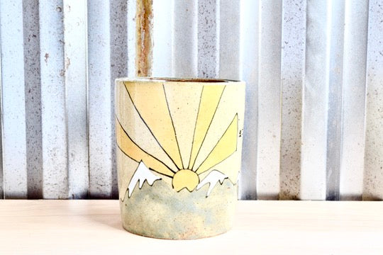 One Day at a Time Sunrise Mountain Tumbler