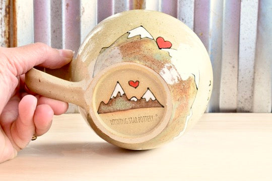 Gratitude Mountain Love Latte Mug