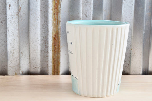 Muir Seafoam Find my Soul Mountain Heart Tumbler