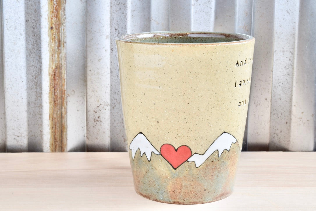 John Muir Find My Soul Heart Mountain Mug