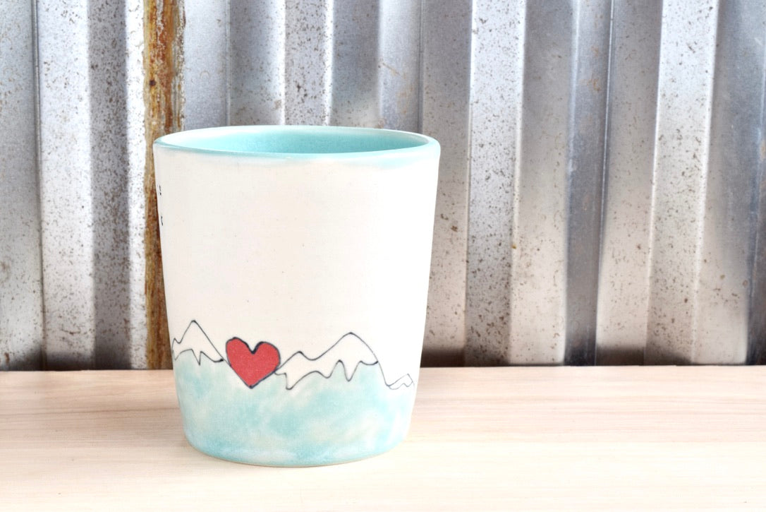 Muir Mountain Heart Tumbler