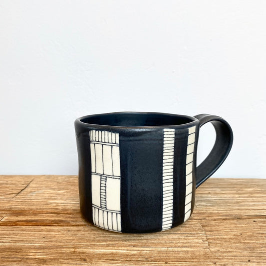 Shortie Modern Lines Mug for Rene'