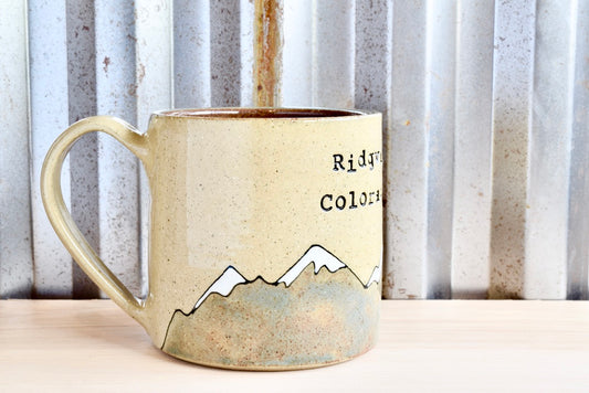 Ridgway Colorado Heart Mountain Mug