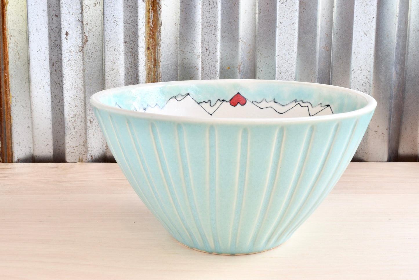 Seafoam Mountain Lover Bowl
