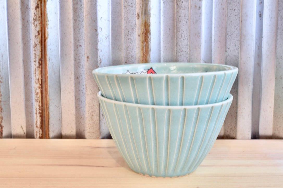 Seafoam Mountain Lover Bowl