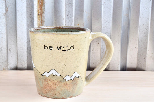 Be Wild Heart Mountain Mug