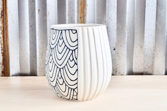 Fish Scales Wine Tumbler
