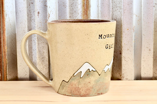 Mountain Girl Heart Mug