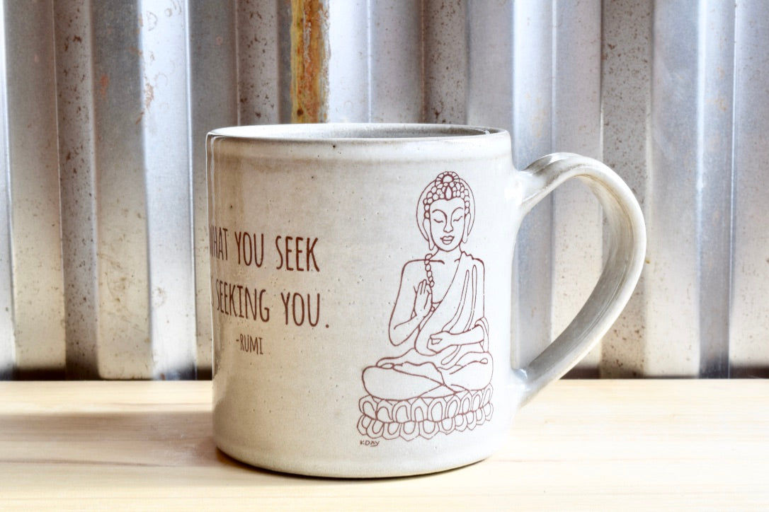 Rumi Seeker Buddha Mug