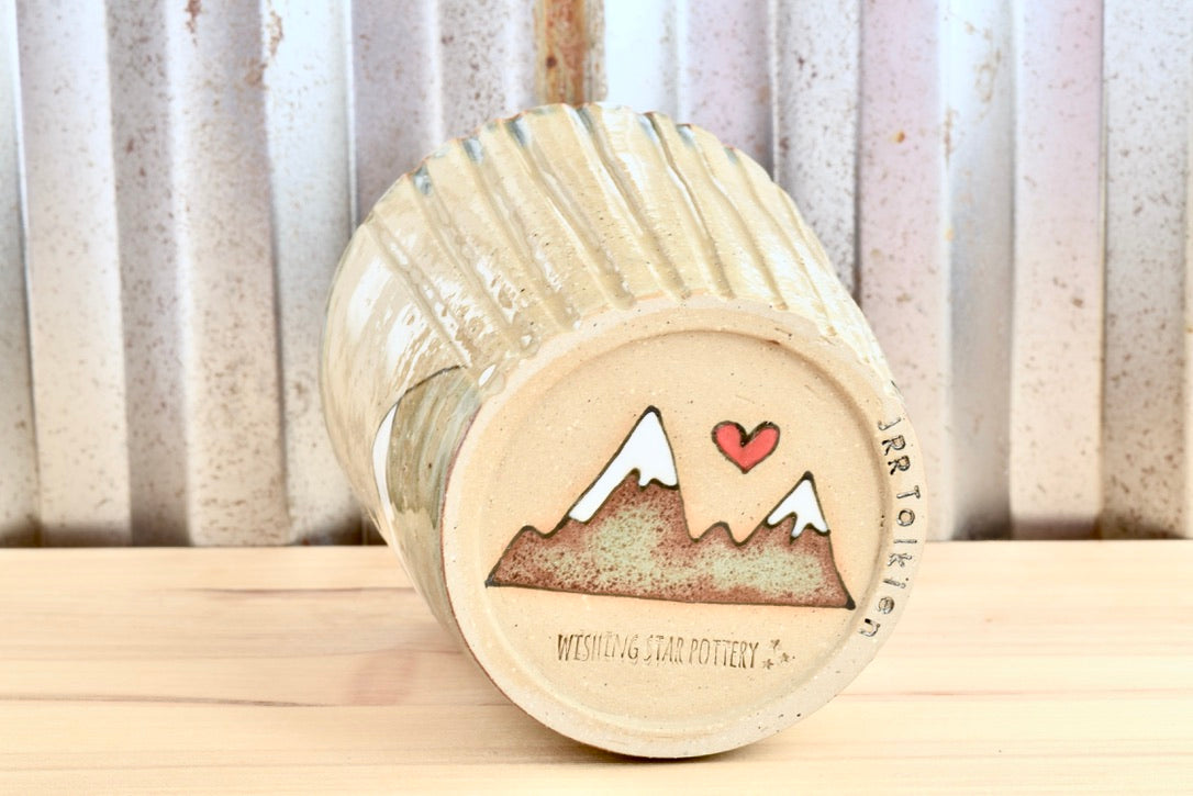 Tolkien Heart Mountain Tumbler