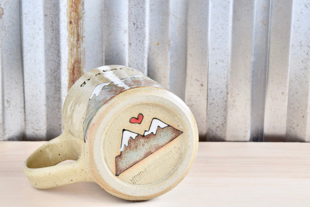 Grateful Heart Mountain Cappuccino Mug