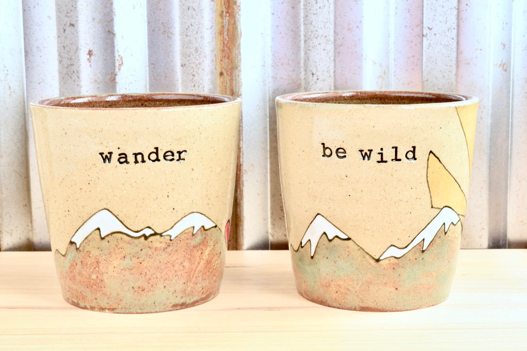 Wander Heart Mountain Tumbler