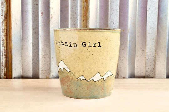 Mountain Girl Heart Tumbler