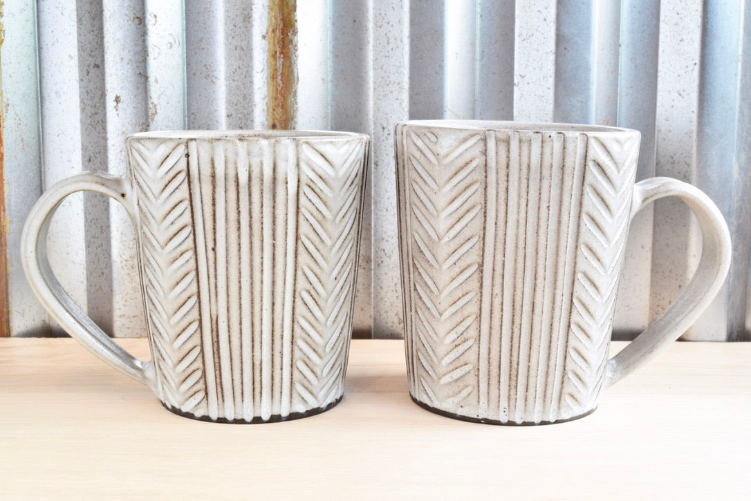Textured Grateful Mug