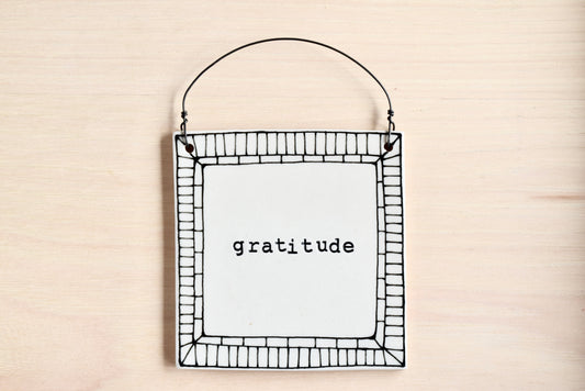 Gratitude Wall Plaque