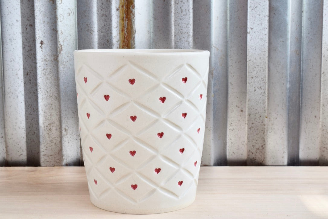 Quilted Heart Mug