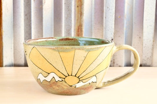 Be Wild Mountain Sunrise Latte Mug