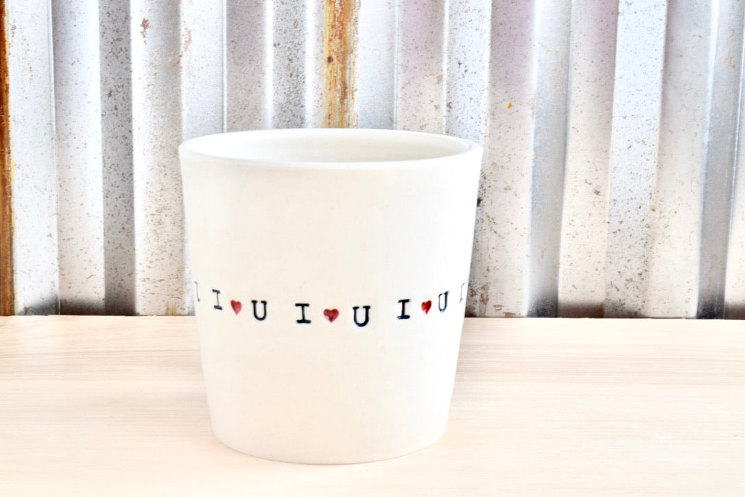 Tapered I {heart} U Mug