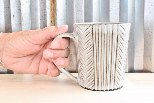 Textured Grateful Mug