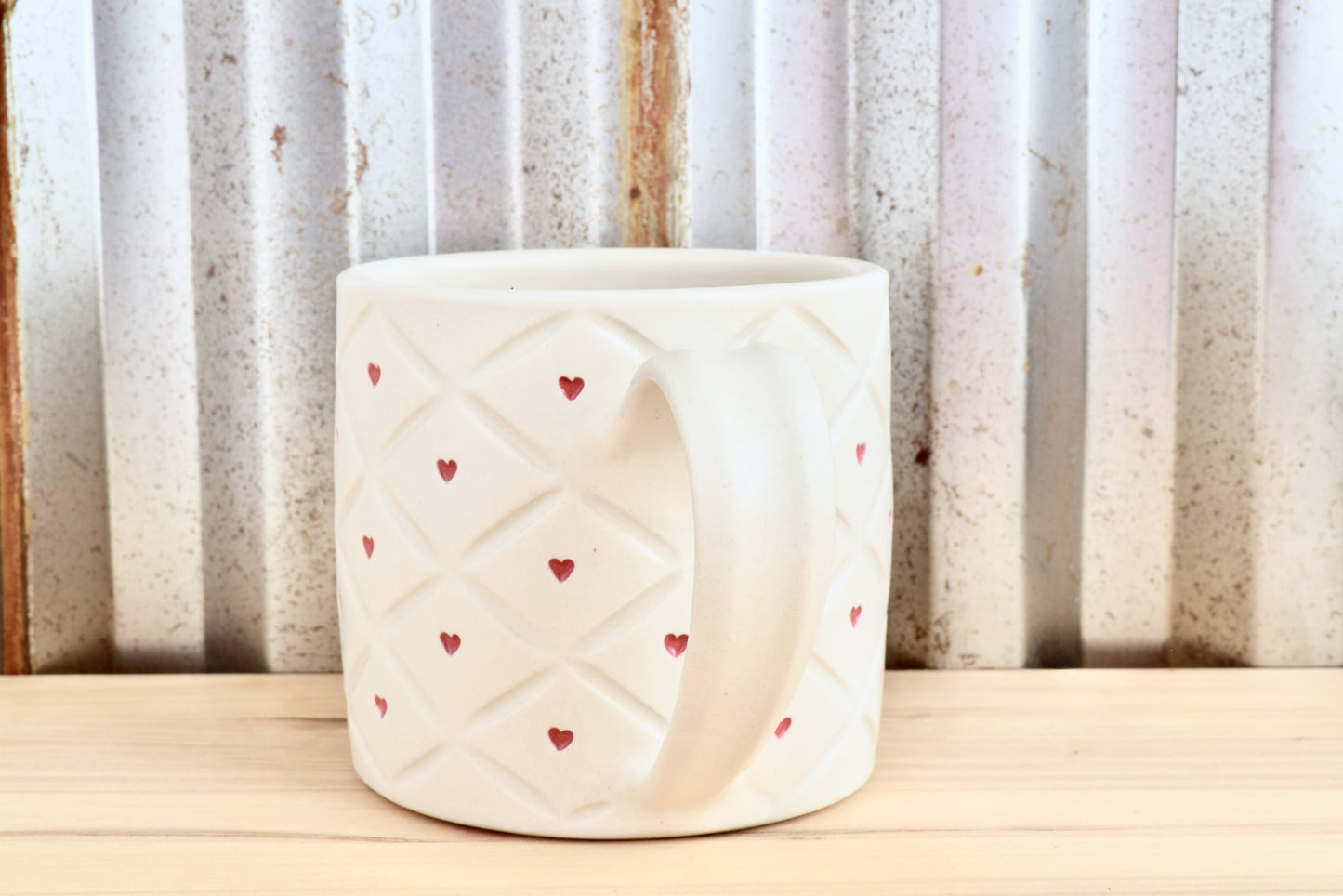 Quilted Heart Mug