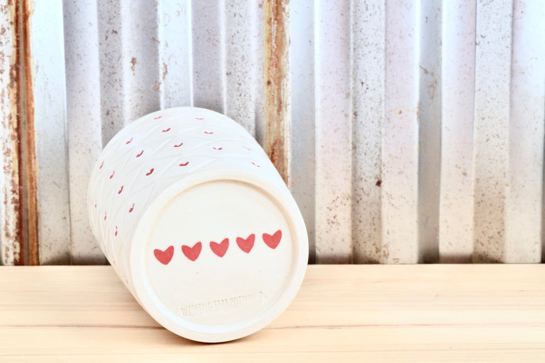 Quilted Heart Tumbler