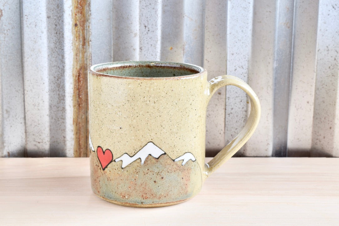Grateful Heart Mountain Cappuccino Mug