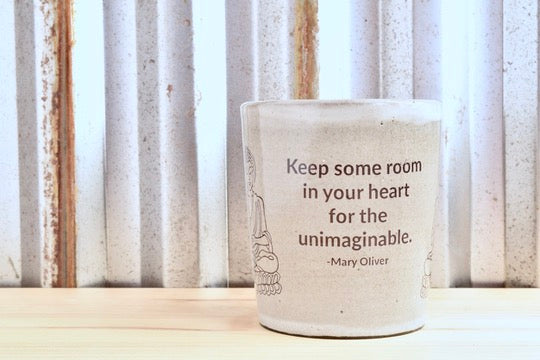 Mary Oliver Buddha Tumbler